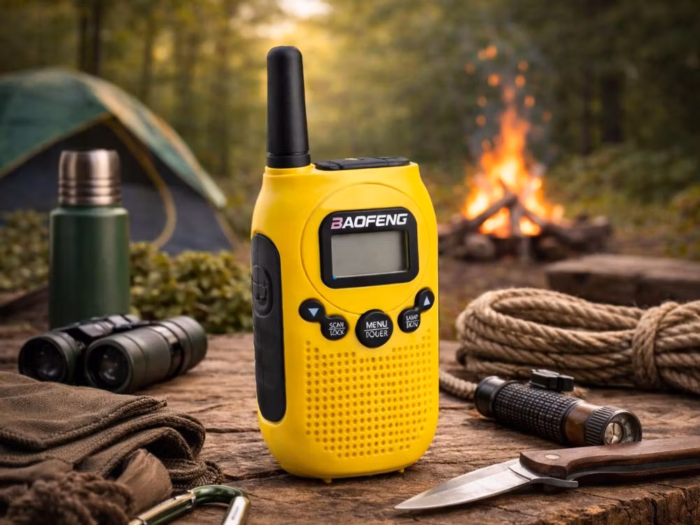 Walkie Talkie 2-pack Baofeng BF-T6 – 2 km räckvidd & uppladdningsbara