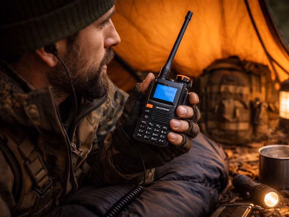 Walkie Talkie – Baofeng UV-K61 PRO - 30 km räckvidd & 2600 mAh