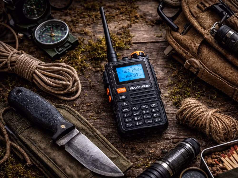 Walkie Talkie – Baofeng UV-K61 PRO - 30 km räckvidd & 2600 mAh