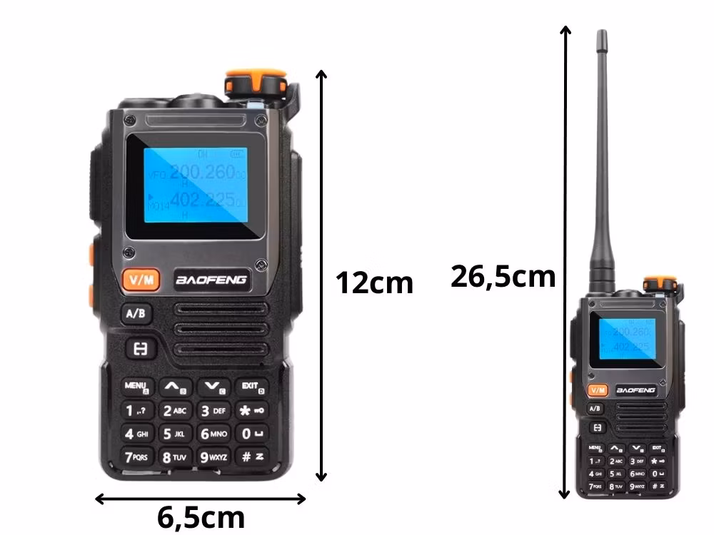Walkie Talkie – Baofeng UV-K61 PRO - 30 km räckvidd & 2600 mAh