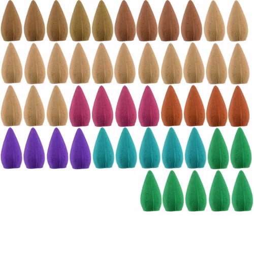 Keramisk backflow rökelsebrännare – vattenfallseffekt med 55 dofter