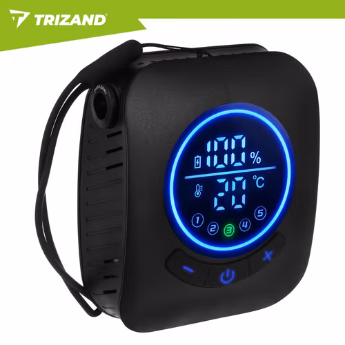 Campingdusch 8000mAh USB – TRIZAND med LED & justerbart tryck