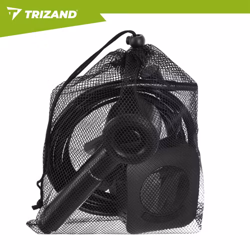 Campingdusch 8000mAh USB – TRIZAND med LED & justerbart tryck