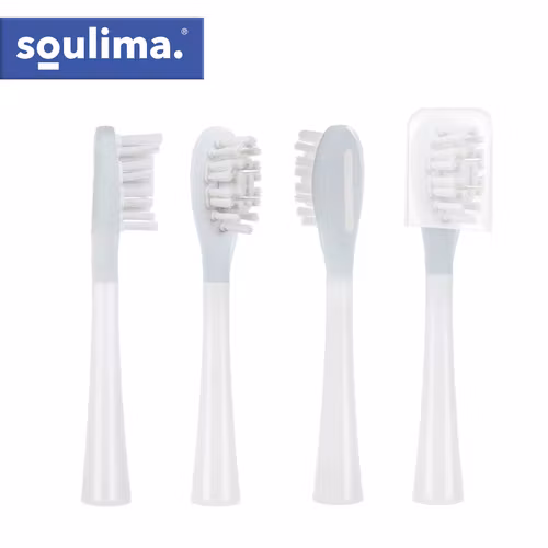 Sonic eltandborste 90 000 rpm vit – Soulima X800 med 6 borsthuvuden