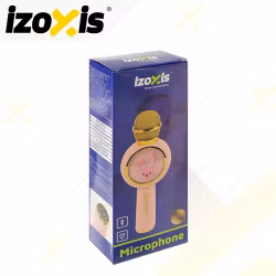 Karaoke mikrofon barn Bluetooth – Izoxis Rabbit med högtalare & RGB