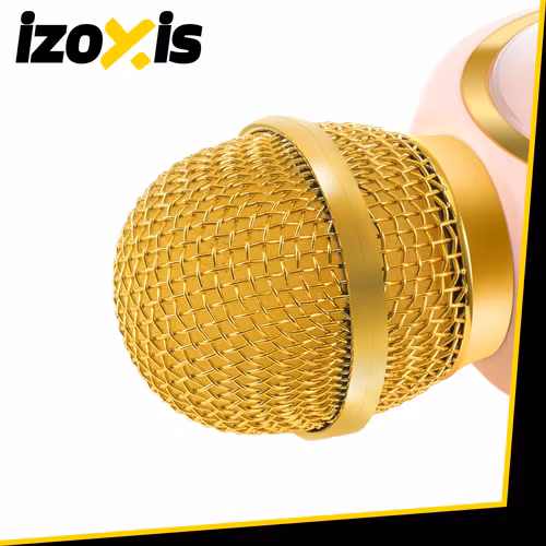 Karaoke mikrofon barn Bluetooth – Izoxis Rabbit med högtalare & RGB