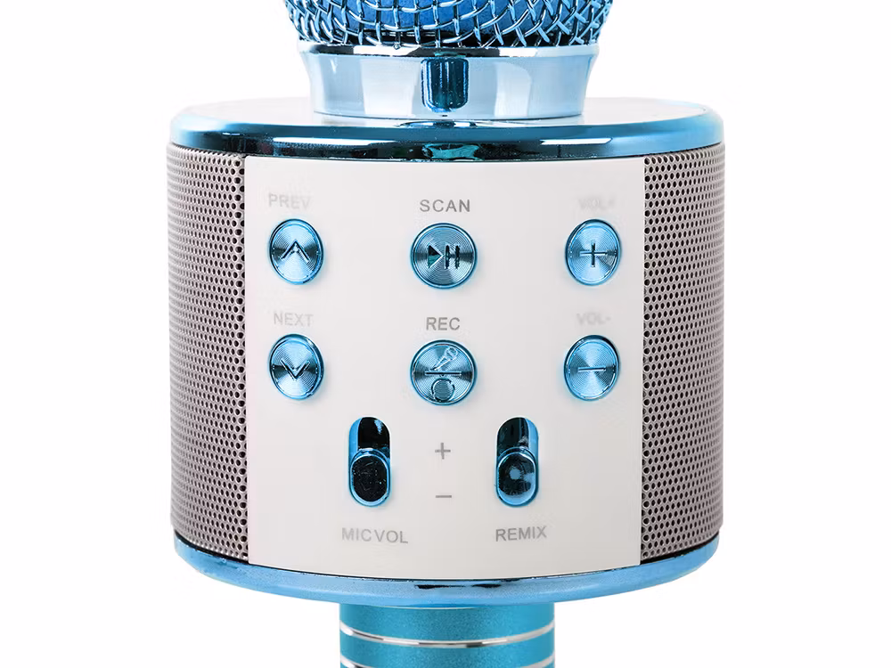 Trådlös Bluetooth Mikrofon Karaoke | Röstmodulering & FM-radio