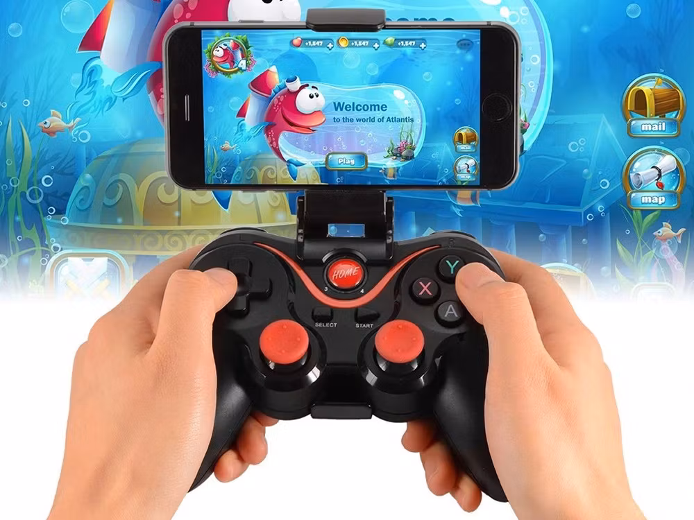 Trådlös Gamepad Bluetooth | Mobilkontroll Android & iOS
