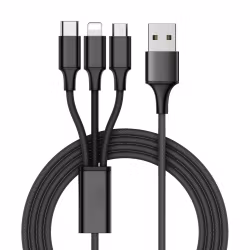 3-in-1 USB Cable Lightning, USB-C & Micro USB | 1.2 m