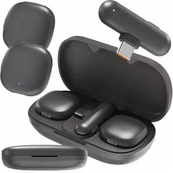 2x Wireless Lavalier Microphones USB-C | Microphone for Mobile & Vlog