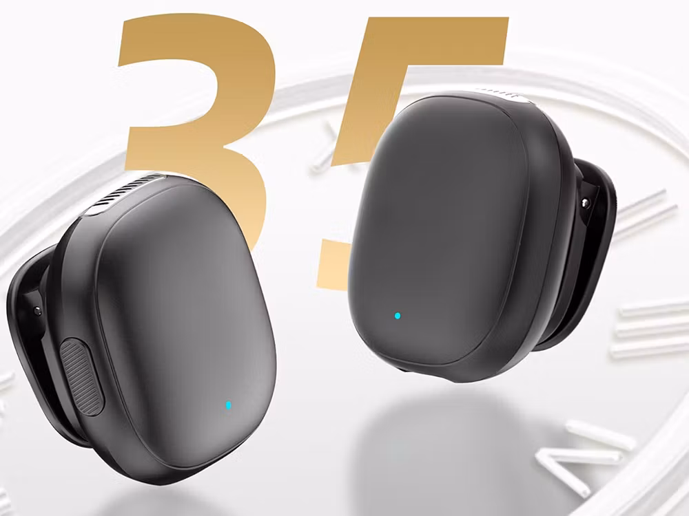 2x Trådlösa Lavaliermikrofoner USB-C | Mikrofon för Mobil & Vlogg