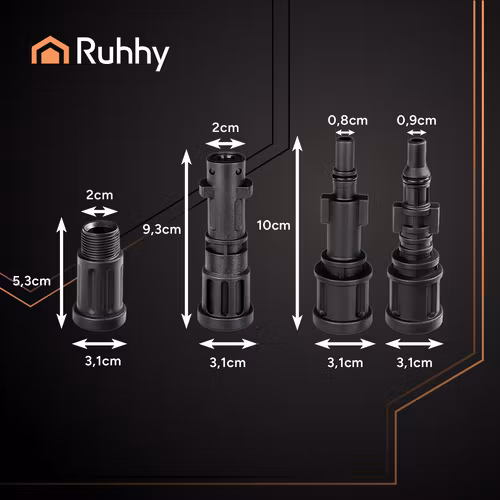 RUHHY Rensslang 20m – Avloppsrensare för Högtryckstvätt 138 bar