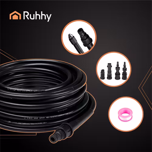 RUHHY Rensslang 20m – Avloppsrensare för Högtryckstvätt 138 bar