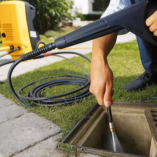 RUHHY Rensslang 20m – Avloppsrensare för Högtryckstvätt 138 bar