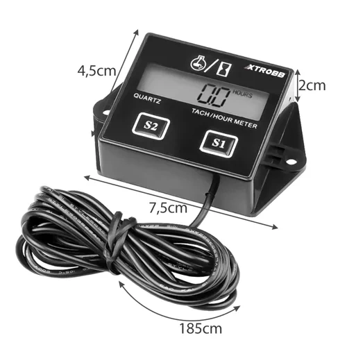 Timräknare Motor med RPM – Universal för 2 & 4-takt