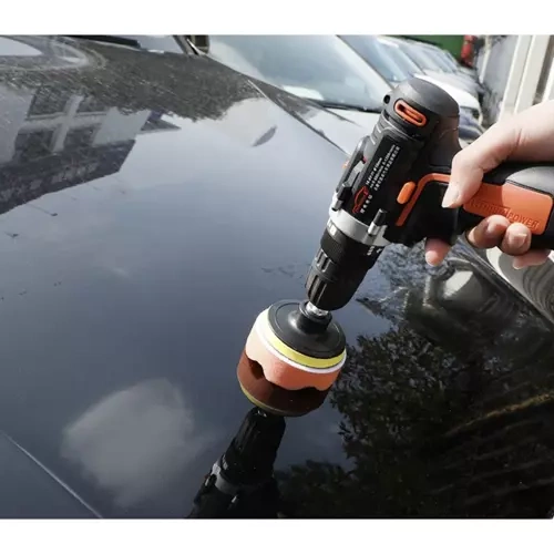 Poleringssvampar 80mm Set 12 delar – För Borrmaskin 3000 rpm