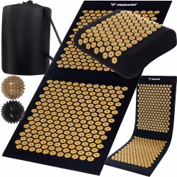 Akupressurmatta Set med Kudde & Massagebollar – Smärtlindring