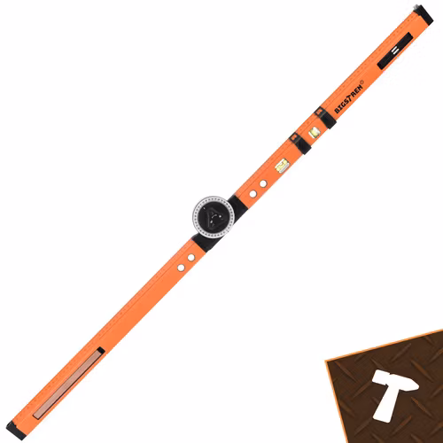 Justerbar Vinkelhake 3-i-1 BIGSTREN – Gradskiva & Vattenpass