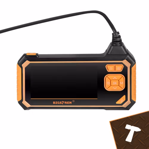 Endoskopkamera med Skärm 4,3” – 5m Kabel & LED