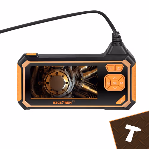 Endoskopkamera med Skärm 4,3” – 5m Kabel & LED