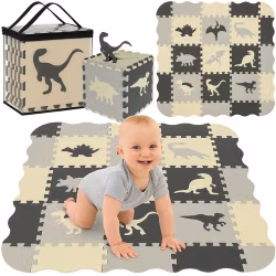 Pusselmatta Barn Skum 106x106 cm – Lekmatta