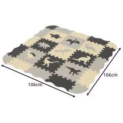 Pusselmatta Barn Skum 106x106 cm – Lekmatta