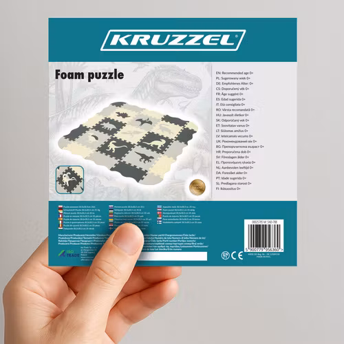 Pusselmatta Barn Skum 106x106 cm – Lekmatta