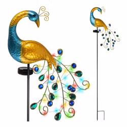 Solar lamp Peacock 40 LED – Garden lighting IP44