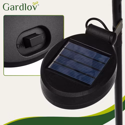 Solcellslampa Påfågel 40 LED – Trädgårdsbelysning IP44