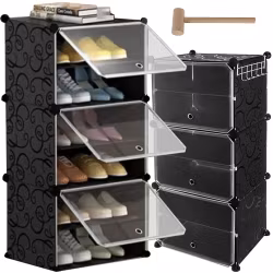 Shoe Rack Modular 3 Set – Storage for 12 Pairs of Shoes