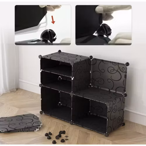 Shoe Rack Modular 3 Set – Storage for 12 Pairs of Shoes