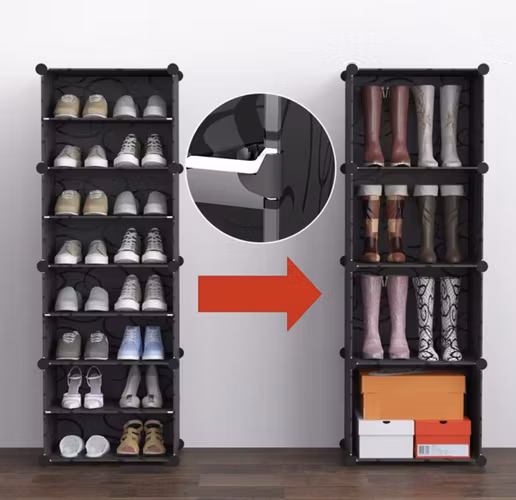 Shoe Rack Modular 3 Set – Storage for 12 Pairs of Shoes