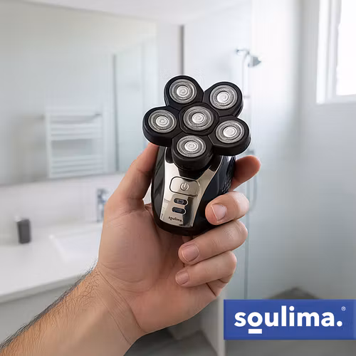 Rakapparat Herr 6-i-1 SOULIMA – Trimmer & Näshårstrimmer