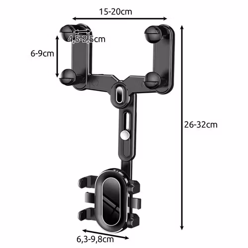 Mobilhållare Backspegel 360° XTROBB – Universell