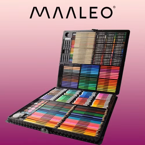 Målarset 288 Delar i Väska – Ritset för Barn & Vuxna