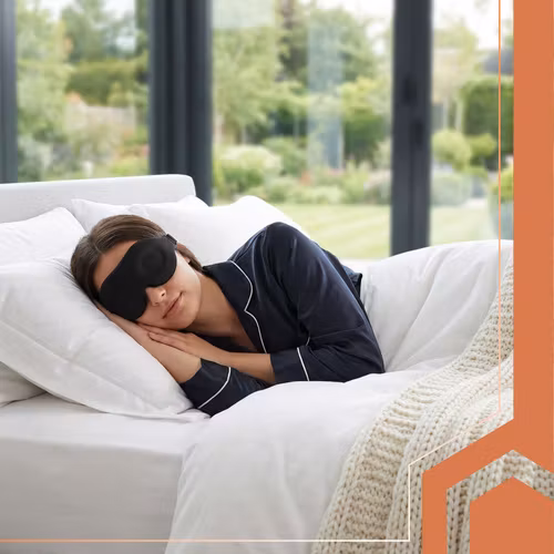 Sovmask 3D RUHHY – 100% Mörkläggning & Memory Foam