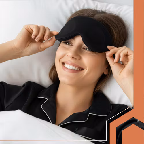 Sovmask 3D RUHHY – 100% Mörkläggning & Memory Foam