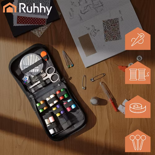 Syset 70 Delar – Kompakt Sömnadskit i Etui