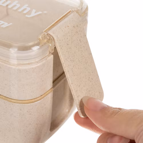 Lunchbox 2-i-1 med Bestick – Matlåda 750 ml