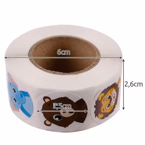 Motivationsklistermärken Barn 500 st – Belöningsstickers