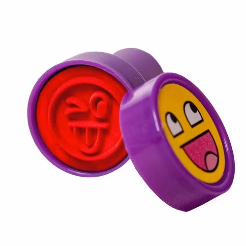 Stämpelset Barn 60 st – Djur & Emojis i Färg