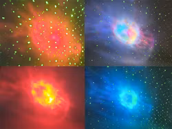 Astronaut-stjerneprojektor – Natlampe med Bluetooth og fjernbetjening