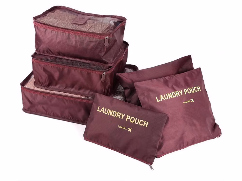 Reseorganizers 6-pack – Packpåsar för Resväska