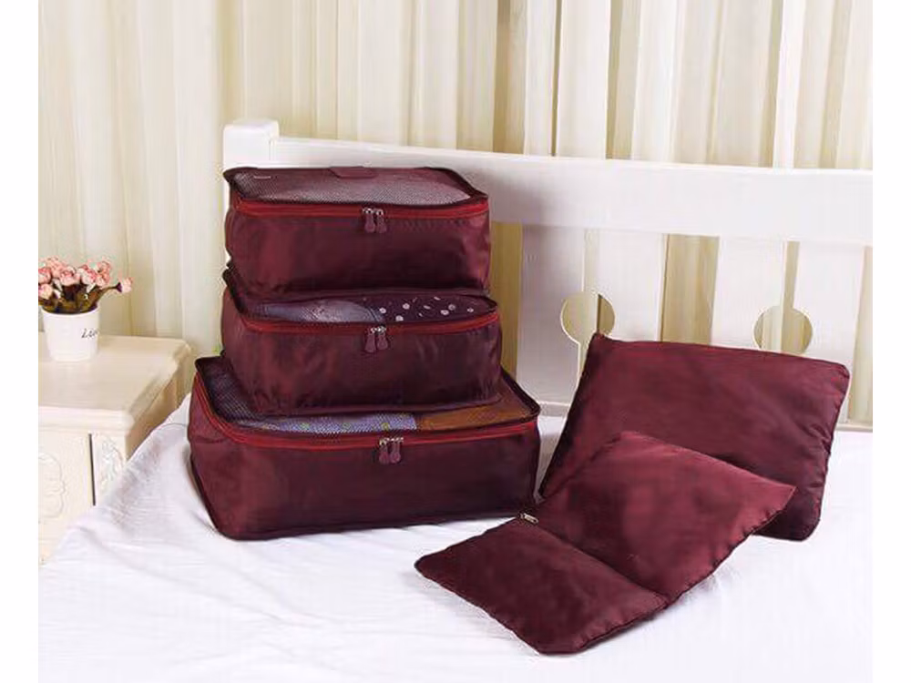 Reseorganizers 6-pack – Packpåsar för Resväska