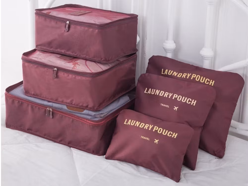 Reseorganizers 6-pack – Packpåsar för Resväska