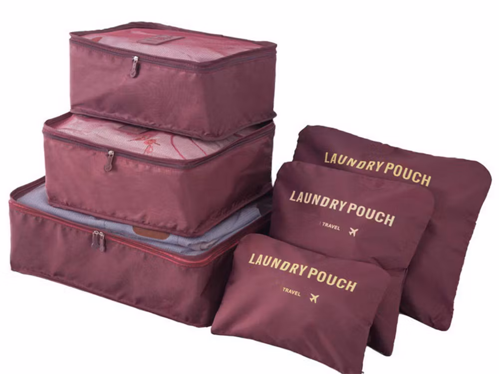 Reseorganizers 6-pack – Packpåsar för Resväska