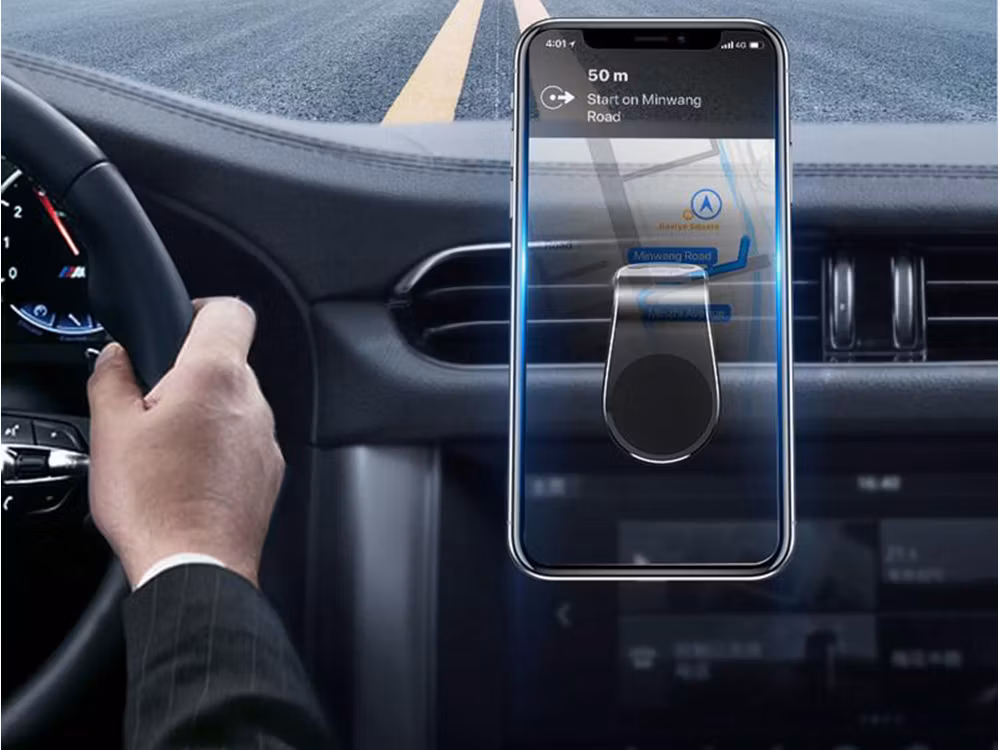 Magnetisk Mobilhållare Bil Aluminium – Ventilgaller