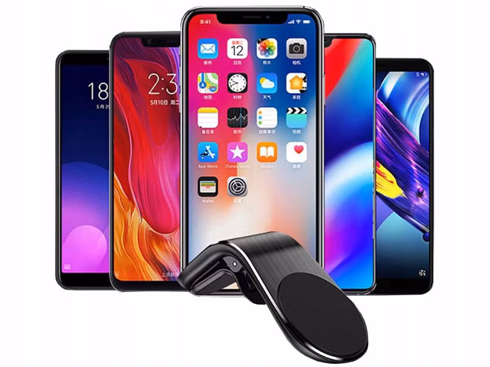 Magnetisk Mobilhållare Bil Aluminium – Ventilgaller