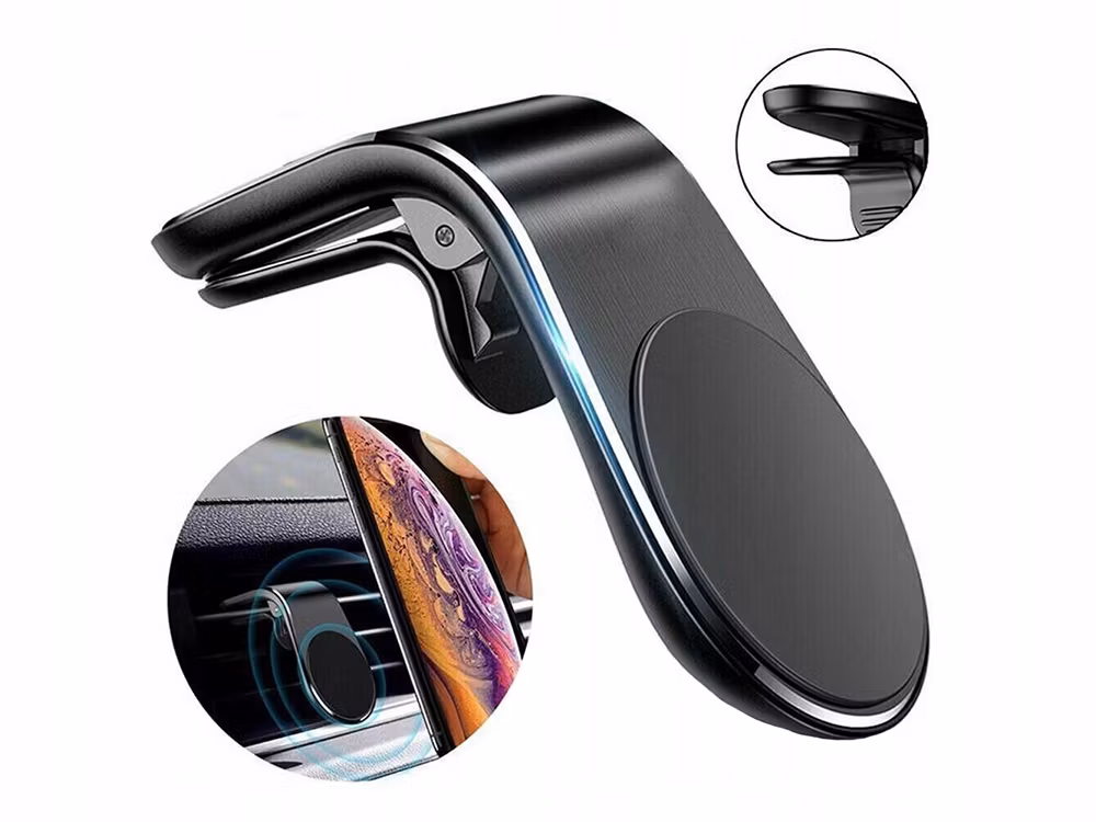 Magnetisk Mobilhållare Bil Aluminium – Ventilgaller