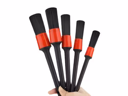 Detailingborstar 5-pack + Mikrofiberduk – Bilrengöring